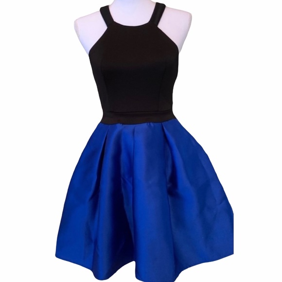 HALTER SPECIAL OCCASION COCKTAIL DRESS - Picture 2 of 9